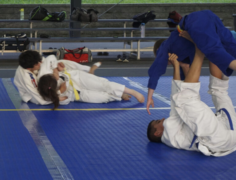 Judoka training at International Judo Camp 2024