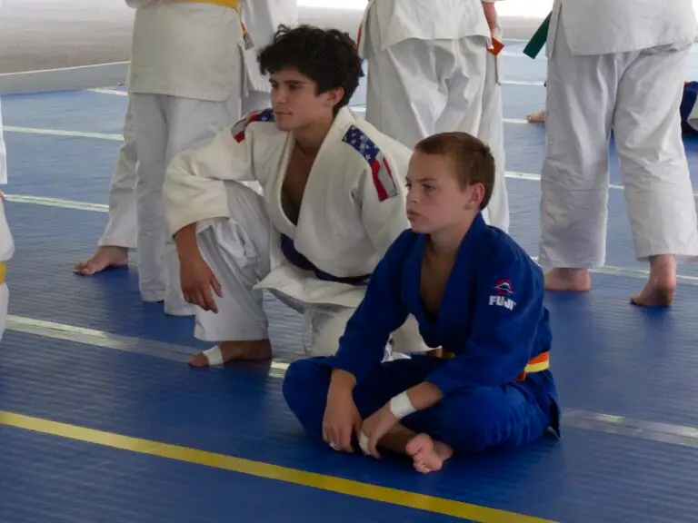 Judoka training at International Judo Camp 2024